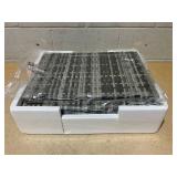 COSTWAY 2-in-1 Patio Rattan Gas Propane Tank Cover for 20 lbs Propane Tanks-Gray
