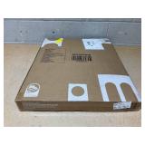 Costway AD10078HS Easy Clean Compact Highchair with Removable Adjustable Tray & PU Seat Cushion - Gray
