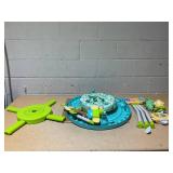 Costway 5-in-1 Baby Activity Center Interactive Bounce Seat with Removable Toys