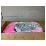 Costway 12V Kids Ride On Car 2.4G RC Electric Vehicle w/ Lights MP3 Openable Doors Pink (Slightly Used)