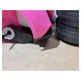 Costway 12V Kids Ride On Car 2.4G RC Electric Vehicle w/ Lights MP3 Openable Doors Pink (Slightly Used)