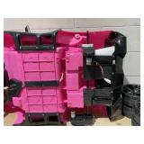 Costway 12V Kids Ride On Car 2.4G RC Electric Vehicle w/ Lights MP3 Openable Doors Pink (Slightly Used)