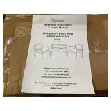 Mosaic Livingston 4-Piece Sling Conversation Set
