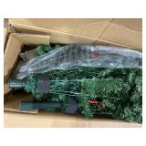 Costway 9-ft Pre-lit Artificial Christmas Tree with Multicolor LED Lights