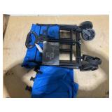 MyDepot Folding Wagon Four Wheels, All-Terrain Foldable Beach Wagon