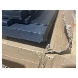 YITAHOME 120 Gallon Outdoor Storage Deck Box, Large Resin Patio Storage for Outdoor Pillows, Garden Tools and Pool-Supplies, Waterproof, Lockable (Black) (Used, Maybe Missing Hardware. Transit Damage)