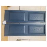 Mid America 14 3/4"W x 51"H Mid-America Vinyl, Standard Size Williamsburg Double Panel Shutters, w/Installation Shutter-Lok