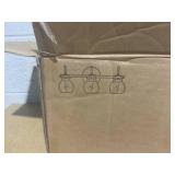 LNC Robb Modern 3-Light Gold Bathroom Vanity Light Interior Powder Room Lighting with Clear Globe Shades