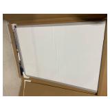 Zibbizo Magnetic Dry Erase White Board 36" x 24" for Home, School, Office, Sliver Aluminium Frame