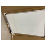 Zibbizo Magnetic Dry Erase White Board 36" x 24" for Home, School, Office, Sliver Aluminium Frame