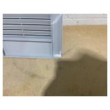 Mid America Builders Edge 15 In. x 60 In. Vinyl Louvered Shutter, (2-Pack) (Minor Transit Damage)
