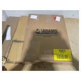 Adams Quik-Fold 20 in. Resin Black Square Patio Side Table