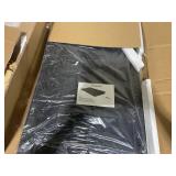 VEVOR Rubber Threshold Ramp, 2.6\" Rise Threshold Ramp Doorway, 3 Channels Cord Cover Rubber Solid Threshold Ramp, Rubber Angled Entry Rated 2202 Lbs Load Capacity for Wheelchair and Scooter"