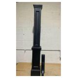 Mayne Posts Mayne Standard Mail Post, Black (Missing Hardware. Missing Parts Or Pieces)