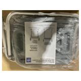 Medline Knockdown Shower Chair With Arms Aluminum Gray 1Ct