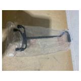 Medline Aluminum Quad Cane with Small Base Offset Handle 300lbs Black 1Ct