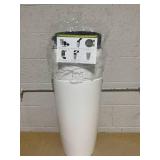 Garvee 22" Tall Round Planter Set of 2, Self Watering Pots for with Water Level Monitor and Built-In Drainage, Large Flower Pot for Patio, Porch, Living Room, or Home Office