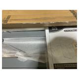 HOMCOM 6.25" x 20.5" x 28.25" Wood Rolling Narrow Bathroom Side Storage Cabinet - Gray