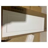 kleankin 15.75 in. W x 64.5 in. H x 11.75 in. D Wood Rectangular Bathroom Storage Cabinet, Linen Tower with Open Shelf in White