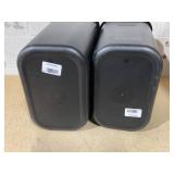 LOT OF 2 Rubbermaid Commercial Deskside 10 gal Rectangular Indoor Plastic Can, Black, None, Plastic, 11 in