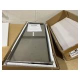VEVOR 8.6" x 24" Stainless Steel Shelf, Wall Mounted Floating Shelving with Backsplash, 44 lbs Load Capacity Commercial Shelves, Heavy Duty Storage Rack for Restaurant, Kitchen, Bar, Home, and Hotel