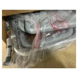 Medline Shower Chair with Backrest and Padded Armrests Aluminum 350lbs Gray 1Ct