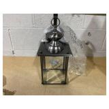 Sea Gull 8458-965 One Light Antique Brushed Nickel Lantern,Silver
