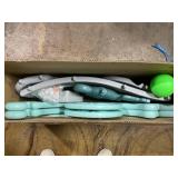 Qaba 3-in-1 Kids Portable Slide Rocking Horse Toy with Basketball Hoop for Age 1.5-3 Boys and Girls, Mint Green