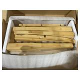 HOMCOM Long Bamboo Shower Bench Seat, 20" Wooden Spa Shower Stool with Underneath Storage Shelf Shoe Organizer