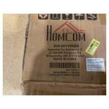 HOMCOM 3.25" Halloween Prop Light-up Oversized Spider, Outdoor Halloween Decoration with Light Up Bendable Legs