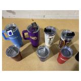 LOT OF 8 Tumblers (Broken Lids)