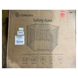 150" Extra Wide Baby Gate, Play Yard Child Safety Gate, Dog Gates with Auto-Close Door, Double Locking System for The House Doorways, Fireplace, Kitchen, 6-Panels, 30" Tall