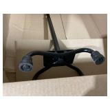Medline Aluminum Quad Cane with Small Base Offset Handle 300lbs Black 1Ct (USED)
