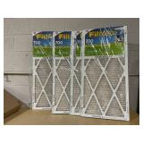 LOT OF 4 3M Filtrete Dust, Pollen & Pet Dander Reduction 17.623x35.625x1