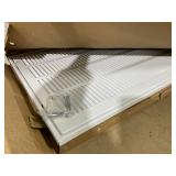 EZ-Flo 16 in. x 25 in. Steel Return Filter Grille, White