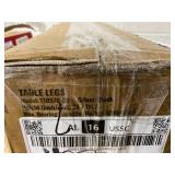 VEVOR 28 Inch Adjustable Desk Legs, Reinforced Steel Office Table Furniture Legs Set of 4 for DIY, 1200 lbs Load Capacity Heavy Duty Desk Legs, Quick Instalation Legs with Adjustable Foot Cup Black