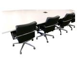 12 Foot Conference Table with Power Pack and 9 Chairs