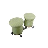 2 Keilahuer Stools on Wheels