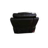 Leather Power Recliner with Power Headrest and USB Ports