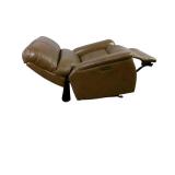 Leather Rocking Power Recliner with Power Headrest and USB Ports