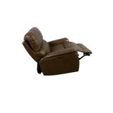 Leather Rocking Power Recliner with Power Headrest and USB Ports