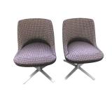 2 Swivel Guest Chairs
