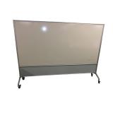 Double Sided Magnetic Whiteboard on Wheels