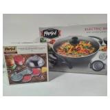 Parini Electric Wok & Burger Press *New in Box*
