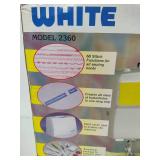 White Model #2360 Fashionaire Sewing Machine
