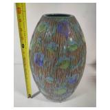 "Peacock" Art Pottery Vase