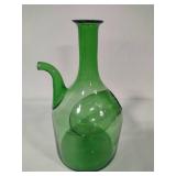 Hand Blown Italian Decanter w/Ice Chamber