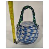 Fifth Avenue Crystal Glass Art Handbag