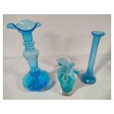 Turquoise & Blue Vases