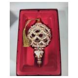 Lenox Florentine & Pearl Spire Holiday Ornament *In Original Box*